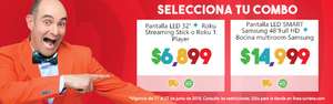 Soriana en línea: Pantalla LED Smart TV LG 32'' Full HD + Roku Streaming stick o Roku 1 player a $6,899