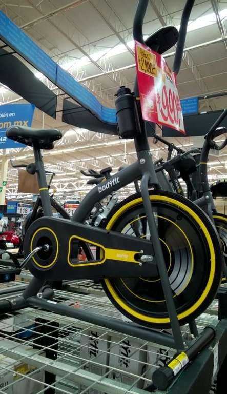 Walmart: Bicicleta fija para spinning Bodyfit de $2,190 a $990