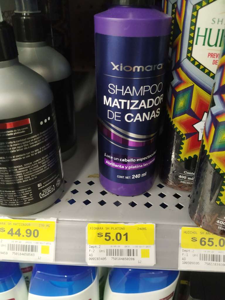 Walmart: Shampoo Matizador Xiomara