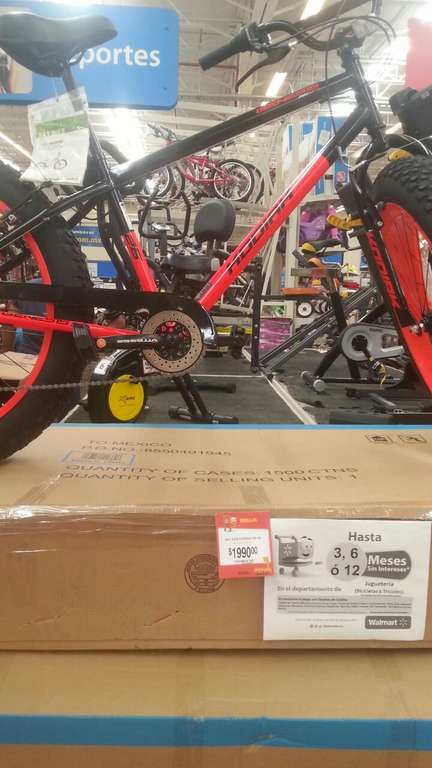 Walmart: remate de bicicleta R26 de $5,499.00 a $1,990.00 (no liquidación)
