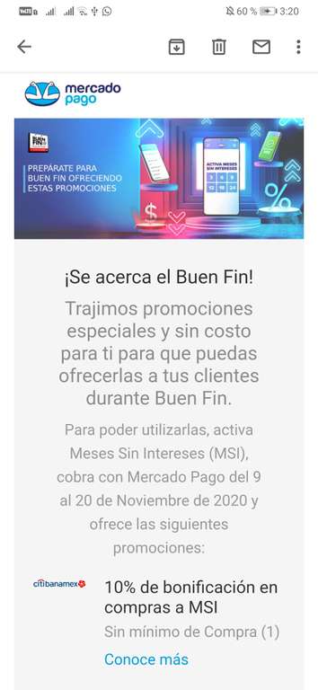 Promociones Buen Fin 2020 Mercado pago: Promociones bancarias Banamex, BBVA, Santander, BanorteHSBC