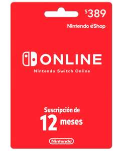 Best Buy: 12 meses de Nintendo Switch Online