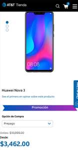 AT&T Huawei Nova 3 - $3462