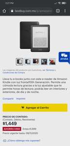 Best Buy: E-reader Kindle 8GB