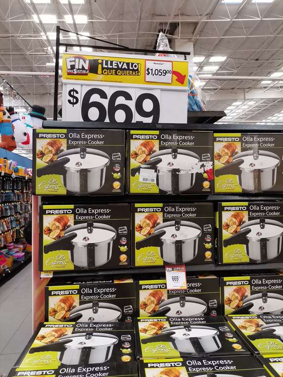 Walmart: Olla Express Presto 6 litros