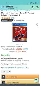 Amazon: Marvel's Spider-Man - Game Of The Year Edition para PlayStation 4