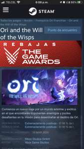 Steam: Ori and the Will of the Wisps