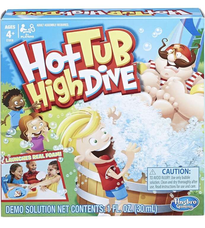 Amazon: Hasbro Gaming Hot Tub High Dive Game with Bubbles