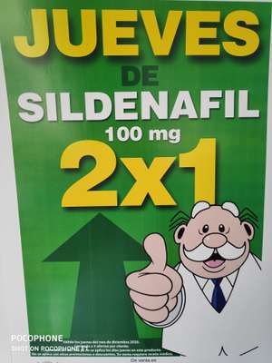 Farmacias Similares: Sildenafil 2x1