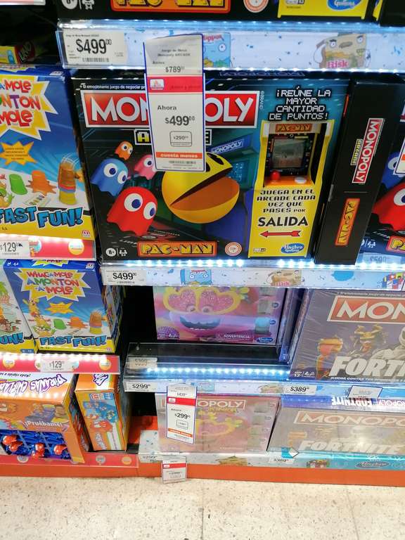 Monopoly Pac-man. Chedraui Polanco