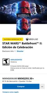 Xbox: STAR WARS Battlefront II: Edición de Celebración