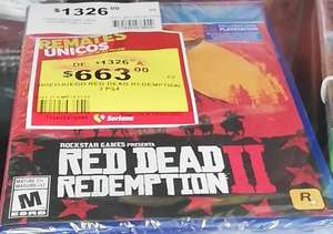 Soriana Hiper Pachuca: RED DEAD REDEMPTION 2 PS4