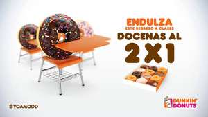 Dunkin Donuts: 2x1 las Docenas (lunes 8 de Agosto)