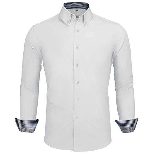 Amazon: Recopilación de Camisas de Vestir ajustadas con corte tipo de la China Oriental Asíatica marca VICALLED