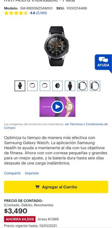 Best Buy: Galaxy Watch 46 mm