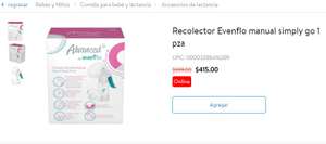 Walmart: Recolector Evenflo manual simply go 1 pza UPC: 00003288416289