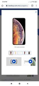 Best Buy: iPhone XS Max 512 GB Reacondicionado - Dorado (Desbloqueado)