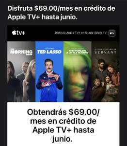 Apple TV - Crédito por $69