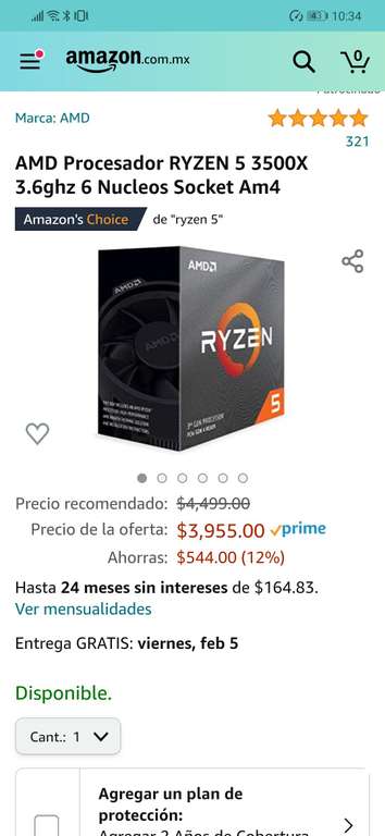 Amazon: Ryzen 5 3500X