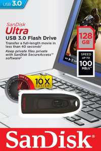 Amazon USA: Sandisk Ultra 128GB USB 3.0 a $$421