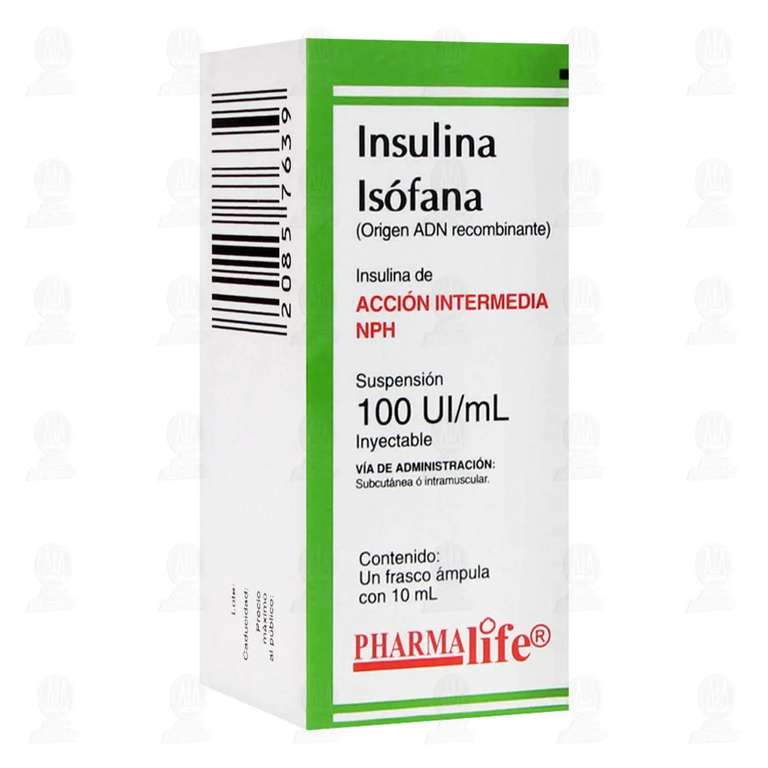 Farmacias Guadalajara: Insulina Isofana Intermedia
