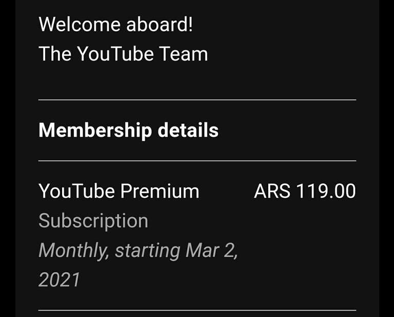 YouTube Premium con VPN Argentina