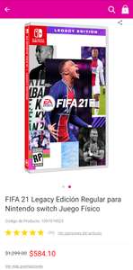 Liverpool: FIFA 21 Legacy Edición Regular para Nintendo Switch Juego Físico (Aplicando 10% adicional con tarjetas de crédito participantes)