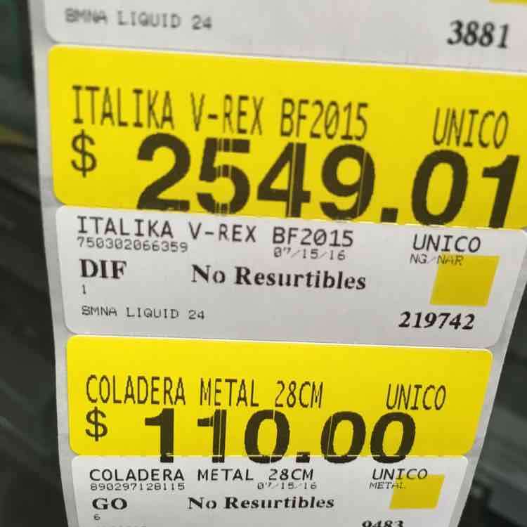 Bodega Aurrerá: Italika V-REX BF2015 a $2,549.01