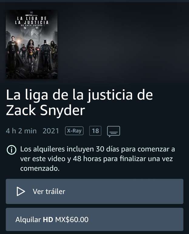 Prime Video Zack Snyder S Justice League Promodescuentos Com