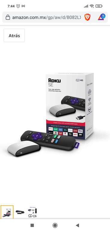 Amazon: Roku SE Streaming Media Player 3930 SE