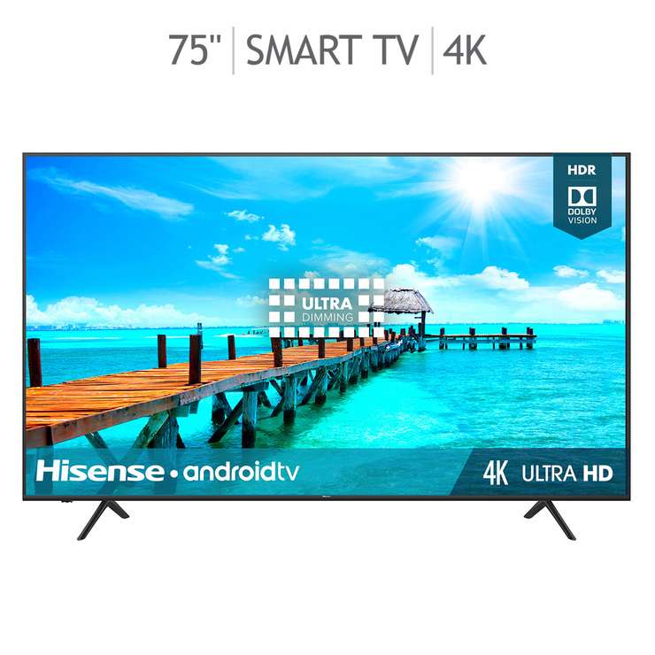 Costco: Pantalla Hisense 75" SMART TV 4K 75H6570G