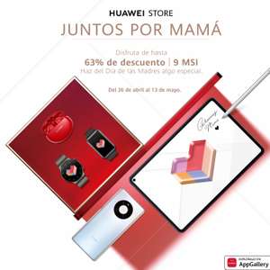 Huawei Store: Promoción del Día de la Madres con Descuentos y MSI (Ejemplo: Matebook D15 R7 512SSD + Router AX3 $16,999)