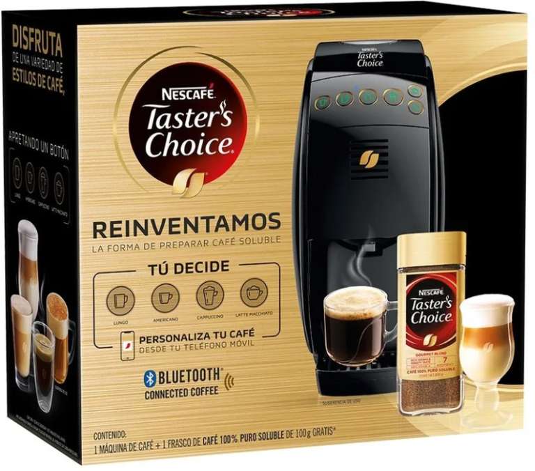 Walmart: Cafetera Taster's Choice Negra