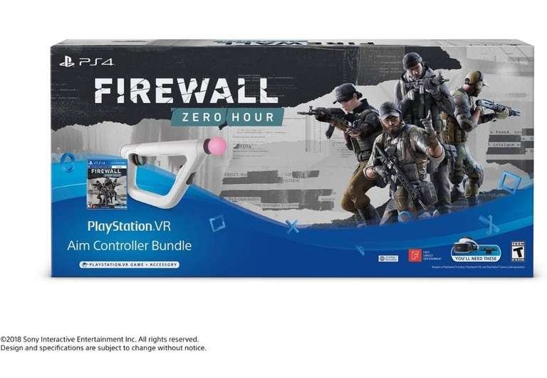 Amazon: PlayStation4 VR - Firewall: Zero Hour + Aim Controller - Bundle Edition