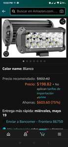 Amazon: Nirider Luces LED, 2 unidades de 96 W