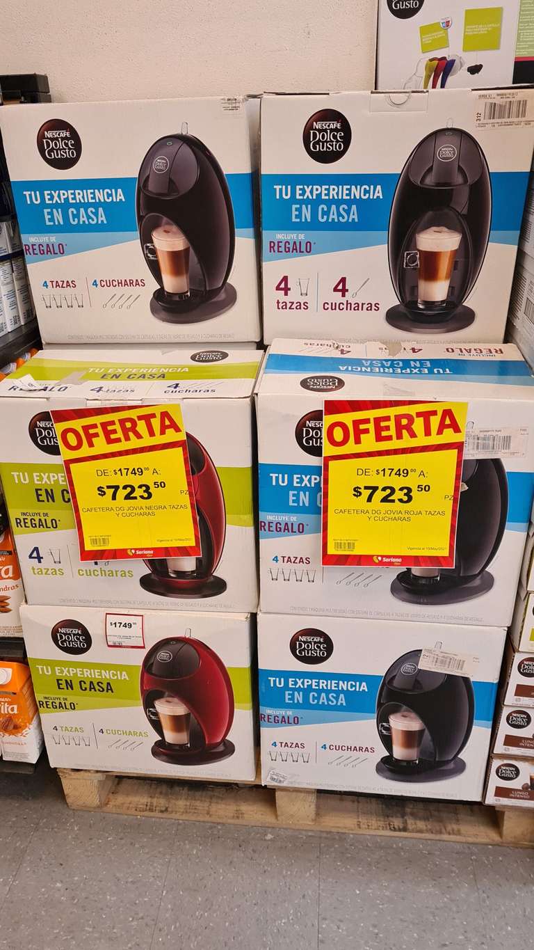 Soriana: Cafetera Dolce Gusto