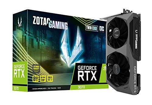 Amazon: Zotac Gaming GeForce RTX 3070 Twin Edge OC 8 GB GDDR6 256-bit 14 Gbps PCIE 4.0