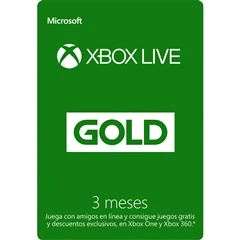Sanborns - Tarjeta Xbox Live Gold 3 Meses