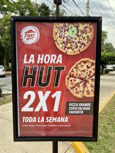 Pizza Hut: 2x1 Grande de Especialidad