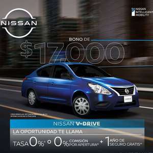 Nissan V-DRIVE 2021: Financiamientos Tasa 0% o 0% de Enganche + 0% Comisión por Apertura + 1 Año de Seguro Gratis, CAT promedio 2.2% y Más
