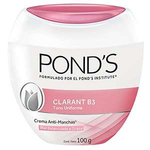 Amazon: POND'S Crema Facial aclaradora Clarant B3 piel normal a grasa 100 g
