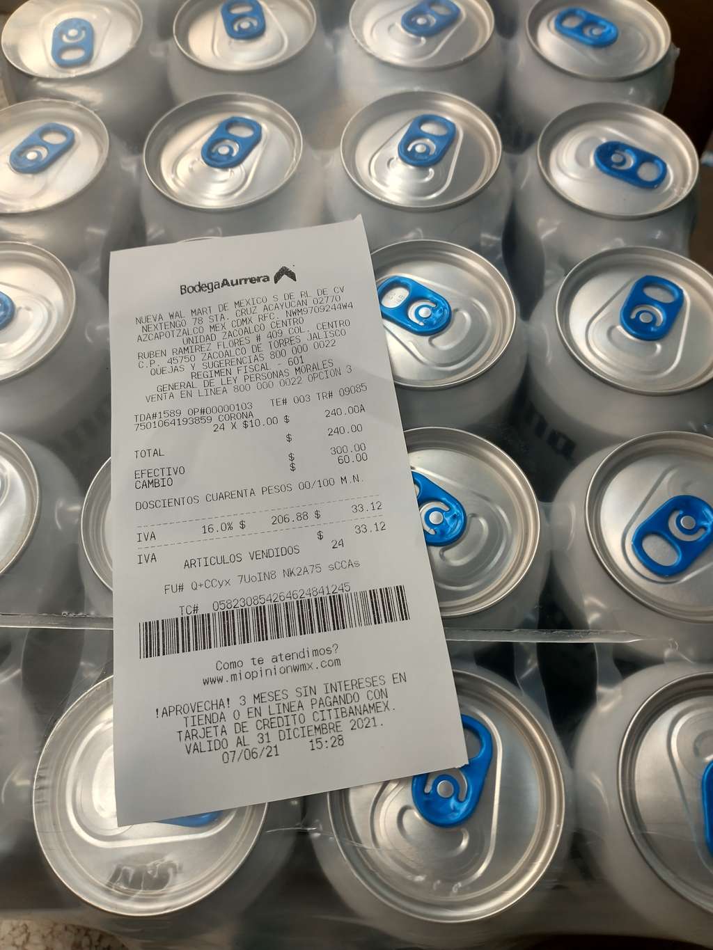 Bodega Aurrerá CERVEZA CORONA EXTRA 473 ML 