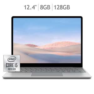 Amazon: Microsoft Surface Laptop Go con pantalla táctil de 12.4 pulgadas, Core i5, Memoria RAM 8GB, y 128GB SSD