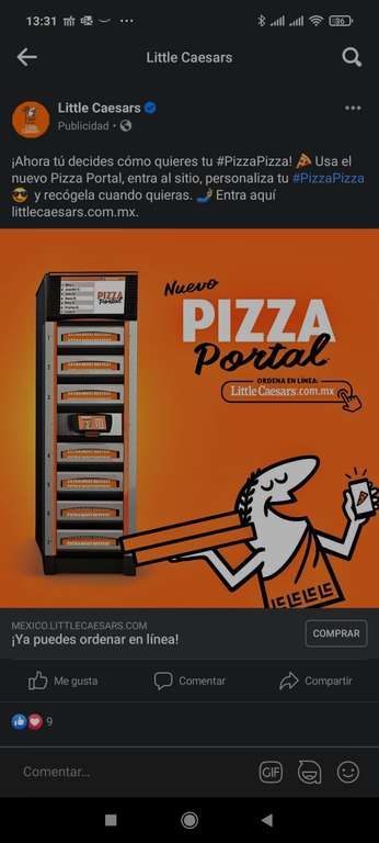 Little Caesars: Pizza Portal ya disponible / Crea tu propia pizza con cualquier número de ingredientes