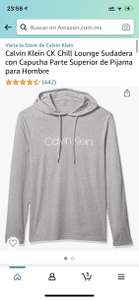 Amazon: Calvin Klein CK Chill Lounge Sudadera con Capucha Parte Superior de Pijama para Hombre