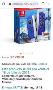 Amazon: Nintendo Joy-Con (L)/(R) - The Legend of Zelda: Skyward Sword HD Edition aZUL Special Limited