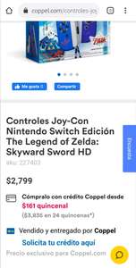 Coppel: Controles Joy-Con Nintendo Switch Edición The Legend of Zelda: Skyward Sword HD