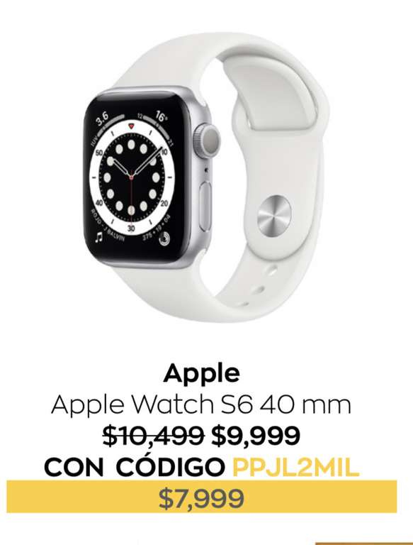 Costco: Apple Watch series 6 40MM + hasta 18 MSI