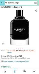 Amazon: Perfume Givenchy Gentleman EDP