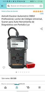 Amazon AstroAI Escáner Automotriz OBD2 Professional, Lector de Códigos Universal, Scaner para Auto Herramienta de Diagnóstico